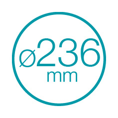 236mm