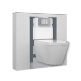 conjunto completo cisterna empotrada bastidor drena accionamiento frontal/superior | drena