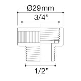 reductor grifo lavadora | drena