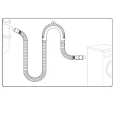 soporte manguera lavadora | drena