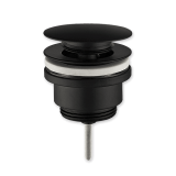 válvula clic clac flat black universal tornillo | drena