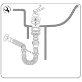 sifón extensible lavabo | plastisan