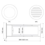 sistema pasamuros metal | drena