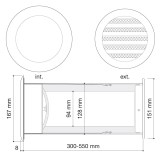 sistema pasamuros metal | drena