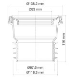 manguito wc concéntrico | drena