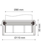adaptador 110-90mm | drena | plastisan