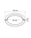 junta plana 40x30x2mm | plastisan