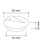 tapón 53x44mm drenaflex | drena | plastisan