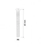 tornillo inox M6x65mm | plastisan