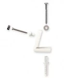 juego tornillos fijacion lateral wc detalle | plastisan