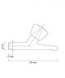 grifo frontal lavadero dimensiones | plastisan