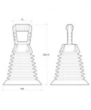 desatascador manual lavabo ergo | plastisan