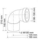 manguito wc curvo macho | drena | plastisan